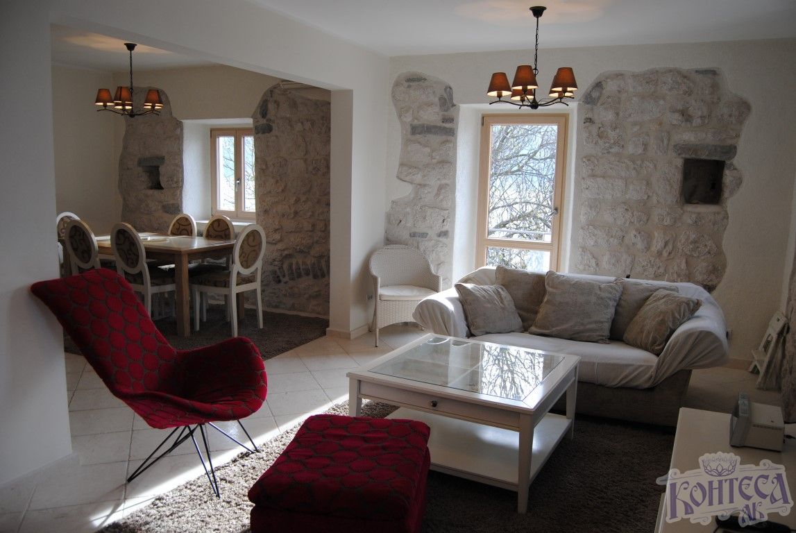 Luxurious modern duplex  in old house in Dobrota